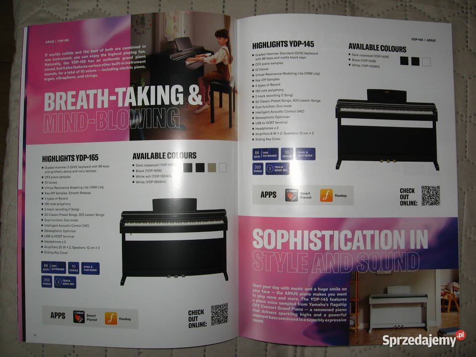 Yamaha PSeries Arius Personal Digital Piano Yamaha Kępice