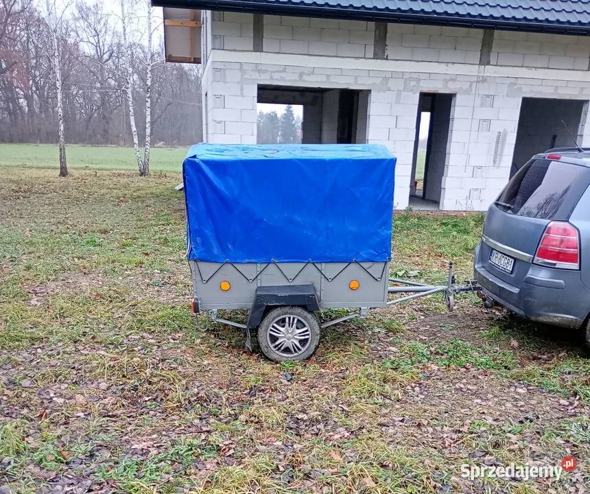 Przyczepka samochodowa sam z plandeką przyczepa towarowe Szczucin