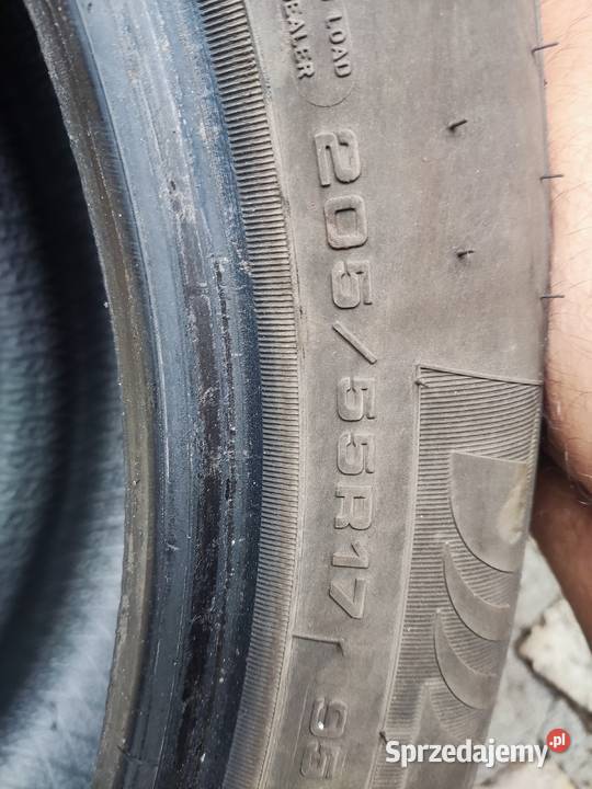2 zimowe opony używane 645mm Fulda 205 55 R17 17cale małopolskie Kraków sprzedam
