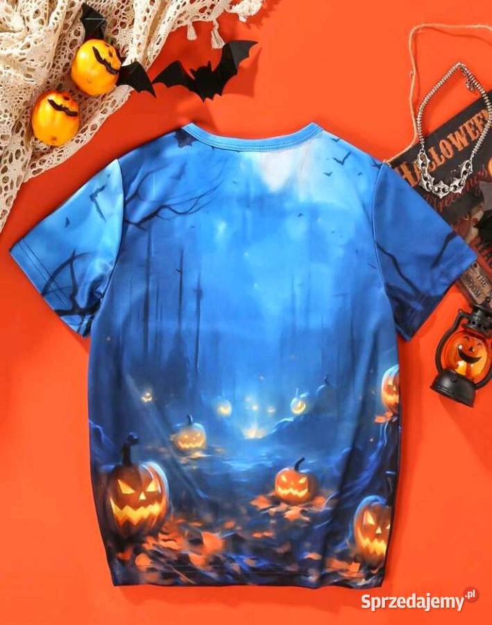 Bluzka tshirt Halloween dynia 128 134 140 146 śląskie Czerwionka-Leszczyny