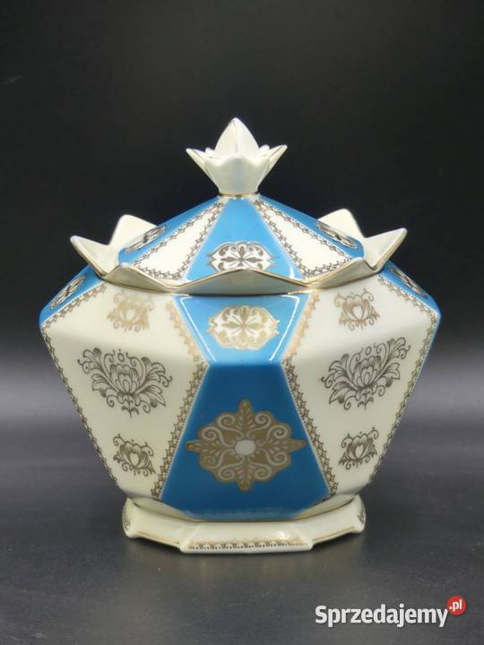 Bomboniera Tułowice Tillowitz pięknie zachowana Porcelana i szkło Poznań sprzedam