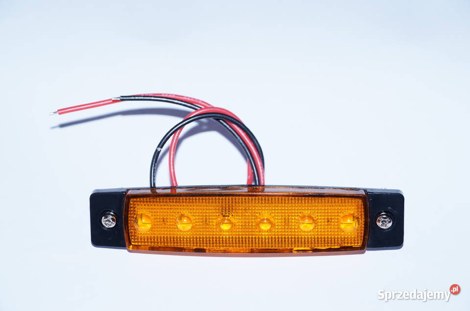 Lampa obrysowa 6 led pomarańczowa dostawcze Wierzchowo
