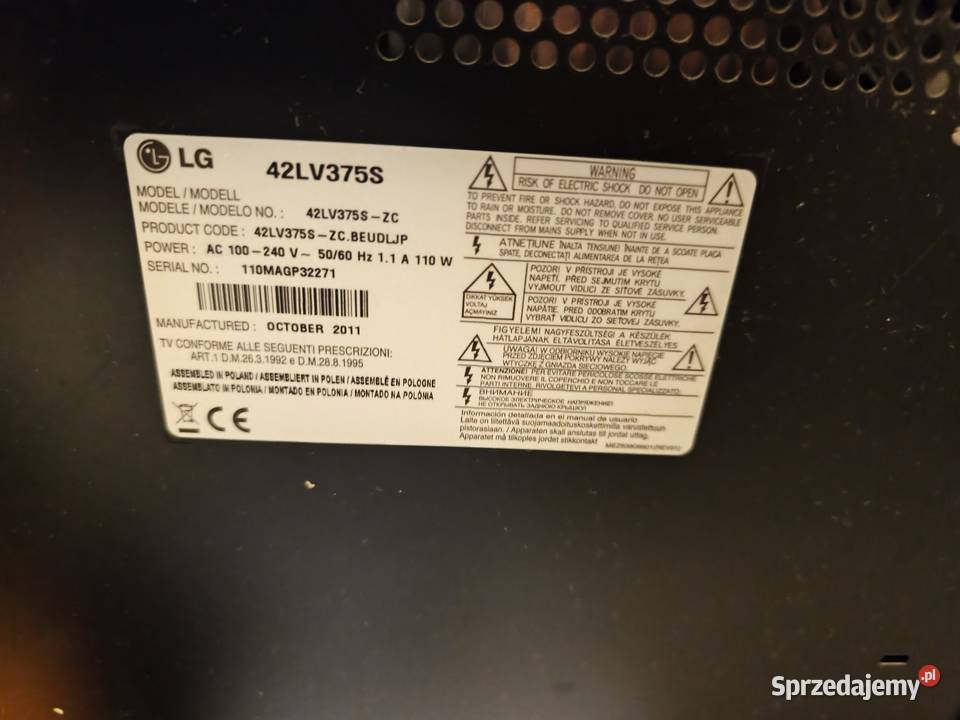 Telewizor Smart TV LG 42 cale nowy ekran Lublin