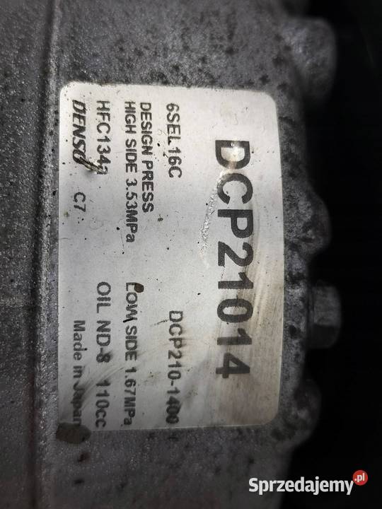 SPRĘŻARKA KLIMATYZACJI DCP21014 16 VTI THP świętokrzyskie