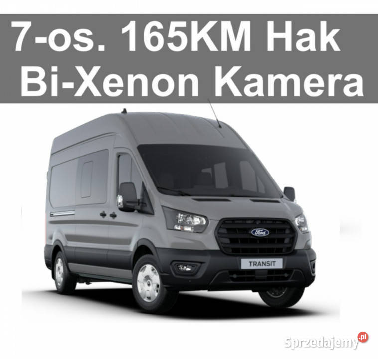 Ford Transit L3H2 165 Hak Brygadowy 7os Kamera Szczecinek