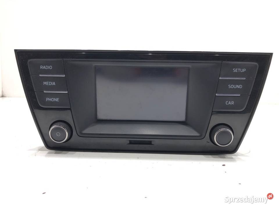 RADIO SKODA FABIA III 6V0035871D ODTWARZACZ Sprzęt audio fabryczny