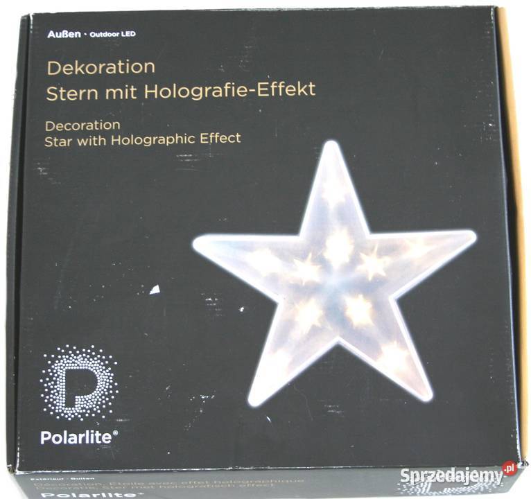 Gwiazda Polarlite PDE04003 325 Hologramy LED śląskie Szczerbice