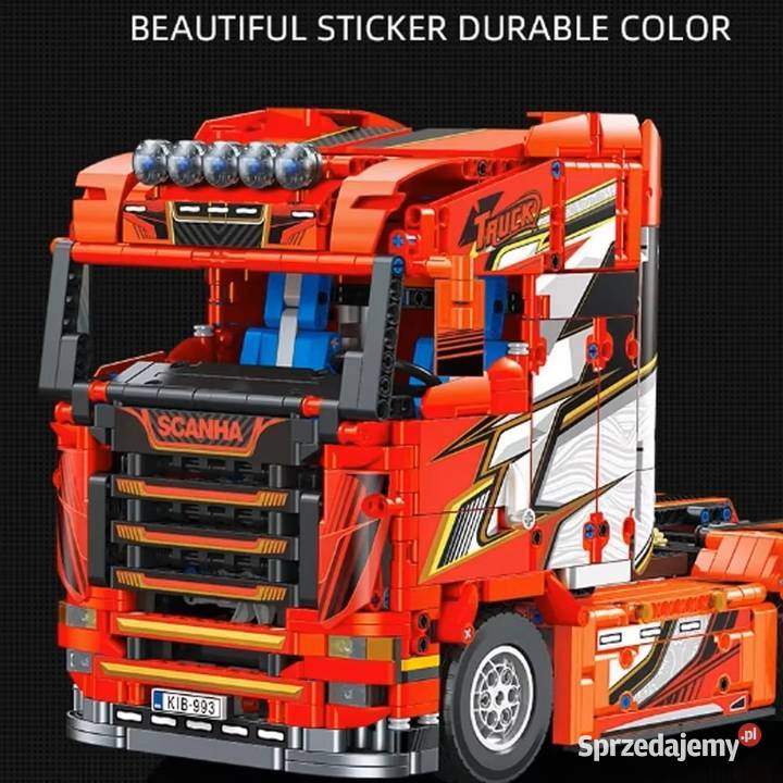 Klocki Ciągnik siodłowy Truck duży Milanówek