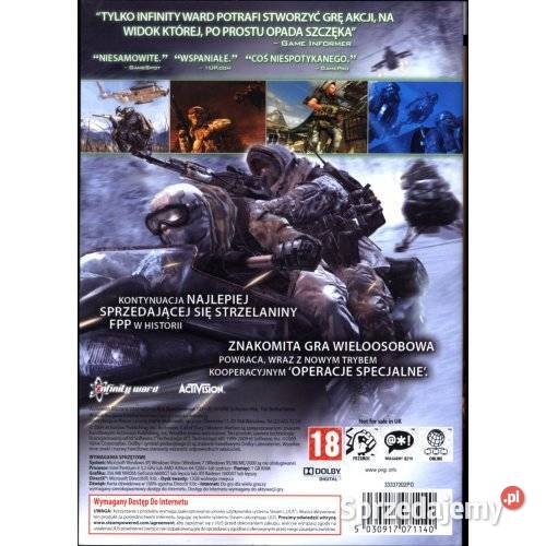 Call of Duty Modern Warfare 2 PC DVD Polska Kultura i Rozrywka