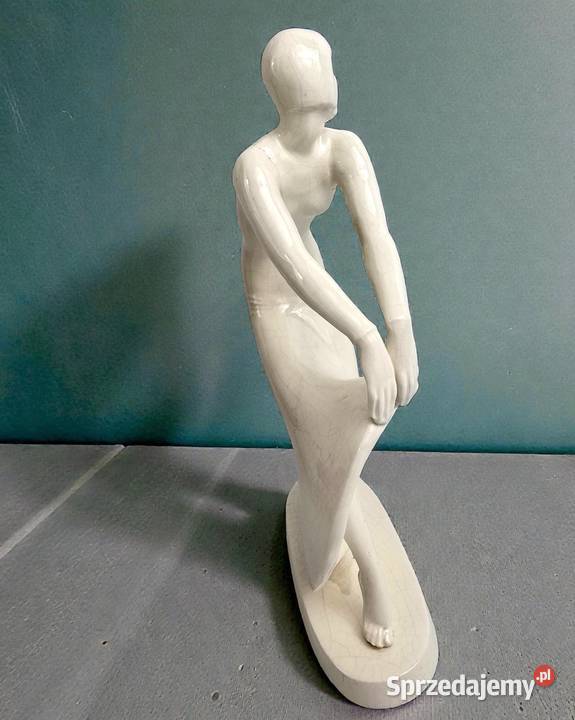 Figura Art Deco Tnzerin Tancerka Sitzendorfer Bronisze