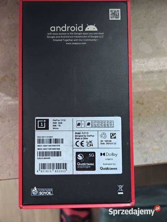 Oneplus13 24 Ram1TB ROM Elektronika Kraków