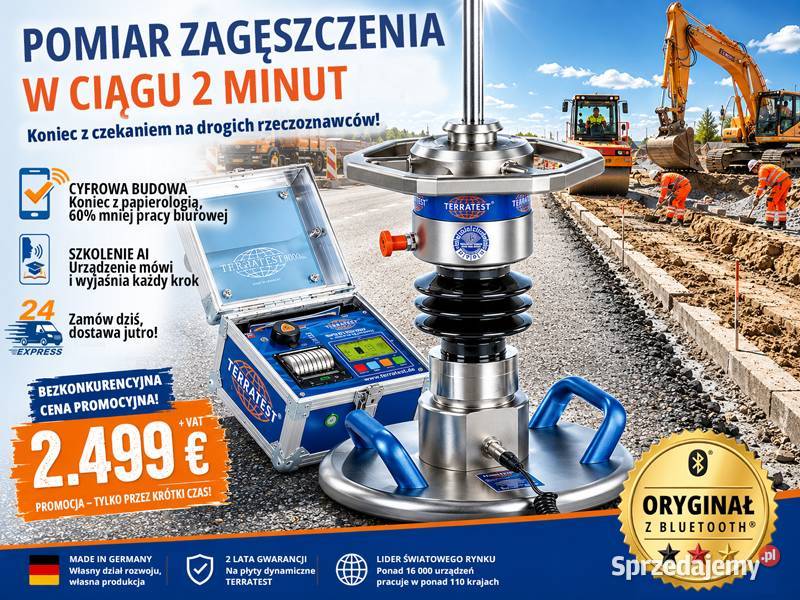 Nowa lekka płyta dynamiczna Terratest PROMOCJA Janki sprzedam
