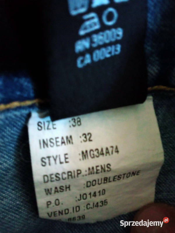 Spodnie Calvin Klein Jeans Men W38L32 Pas86 Odzież codzienna podkarpackie Mielec