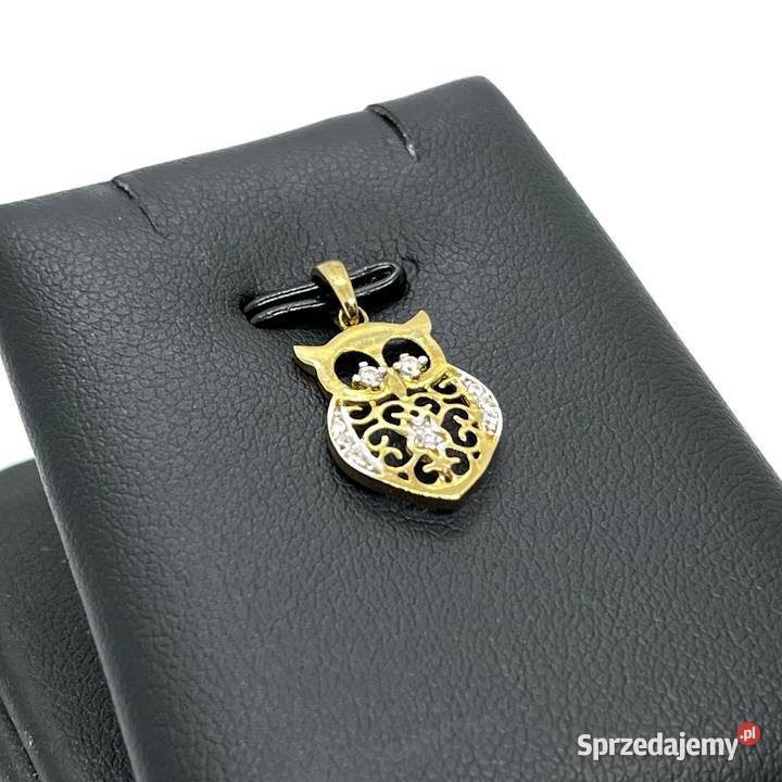 Nowa Złota Zawieszka Próby 333 060g Sowa Sówka Elbląg sprzedam