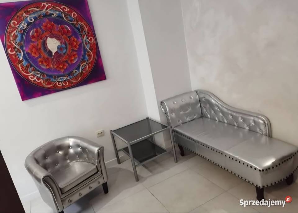 Komplet Glamour srebrny 150cm Zielona Góra