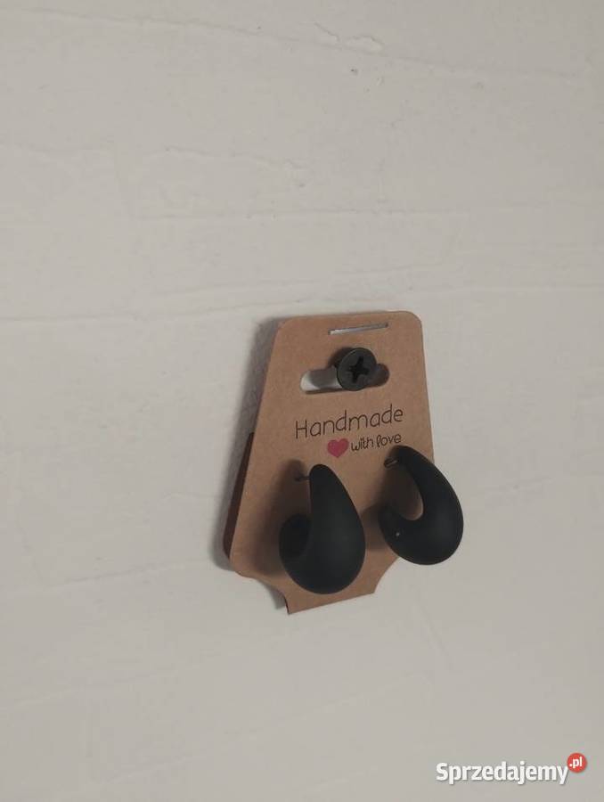 Minimalistyczne kolczyki łezki kolor do wyboru Hażlach