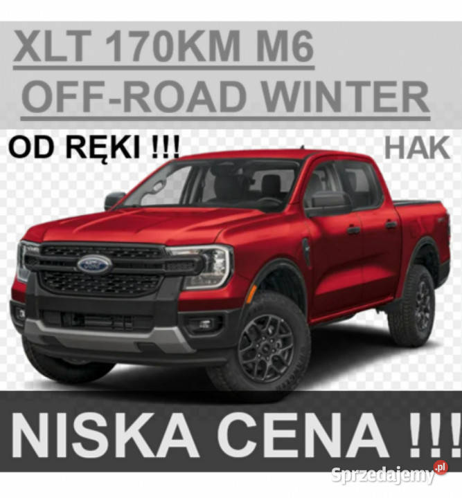 Ford Ranger XLT 170 4x4 Dostępny ręki Niska Szczecinek