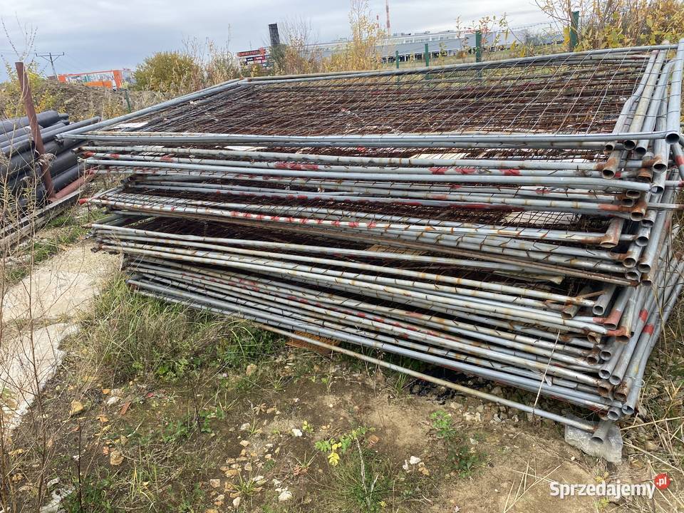 Barierki wygrodzeniowe wysokie komplet Tychy