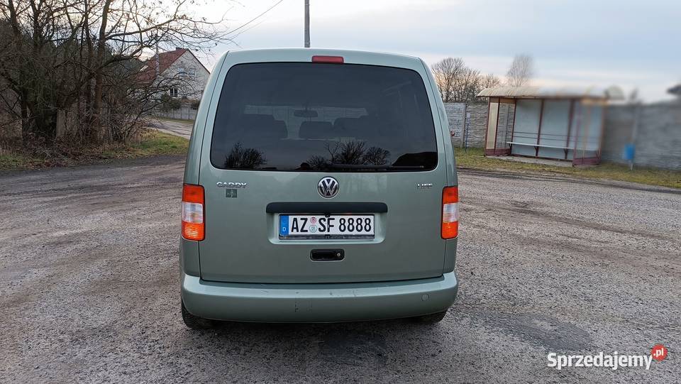 Volkswagen Caddy 2010r 14 MPI LIFE TEAM Navi bluetooth lubuskie sprzedam
