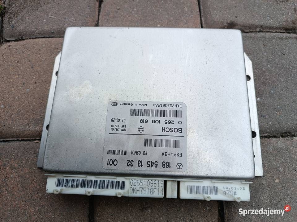 Sterownik ABS ESP Mercedes W168 A170 168 545 13 Orzesze