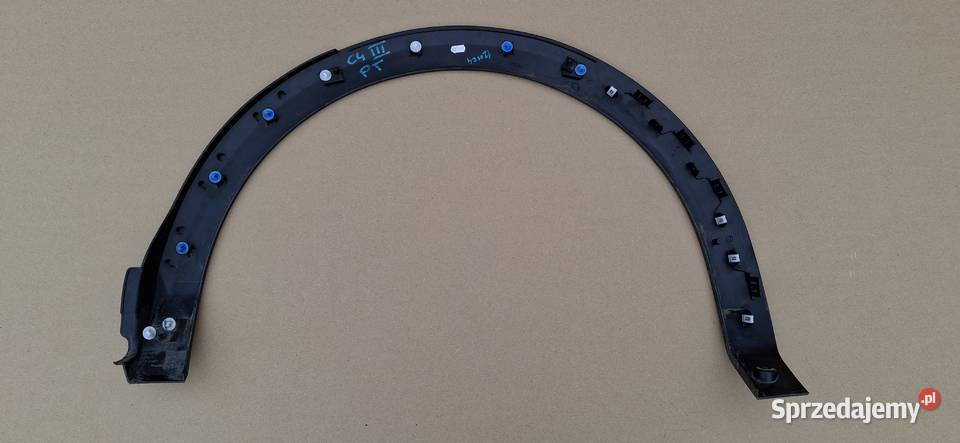 CITROEN C4 III LISTWA NAKŁADKA BŁOTNIKA PRAWY Listwy i nakładki Bieleń