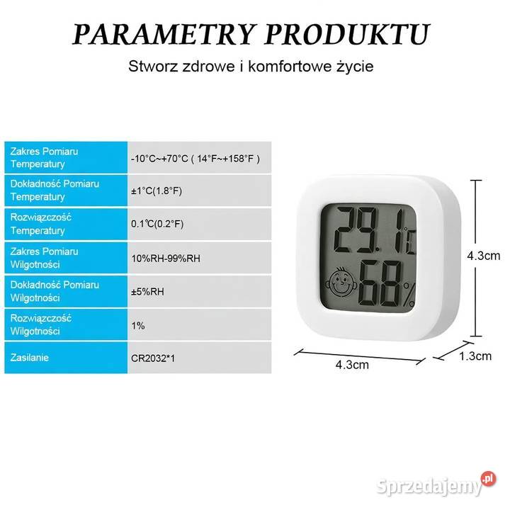 Flintronic Mini Termometr LCD cyfrowy termometr Wrocław