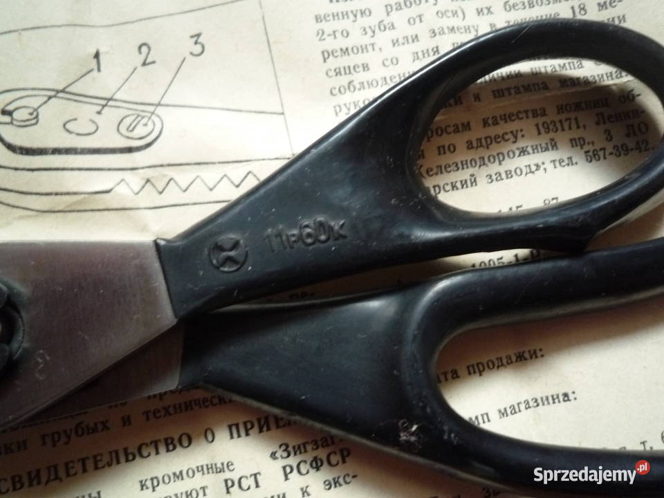 NOŻYCE nożyczki KRAWIECKIE DO OBRZEŻY ZYG ZAK inny kolor