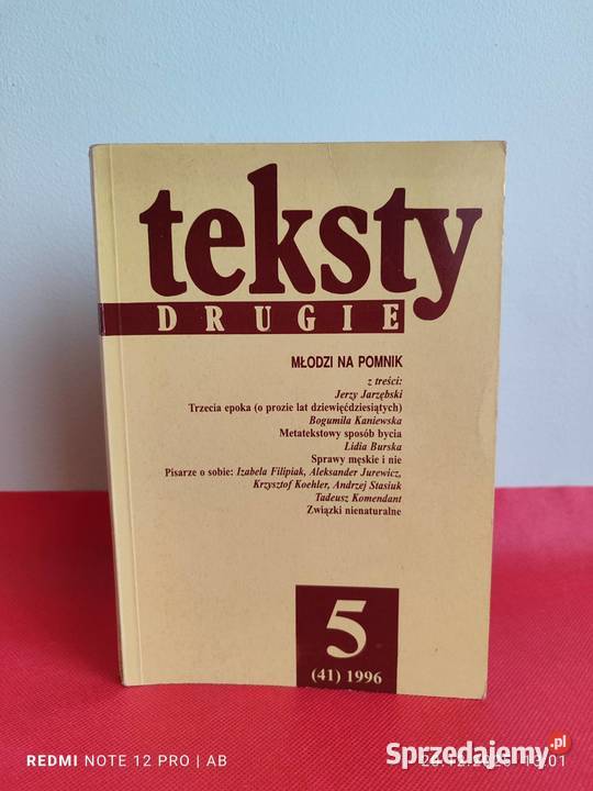 Teksty Drugie 5 41 1996 Młodzi na pomnik IBL PAN Katowice