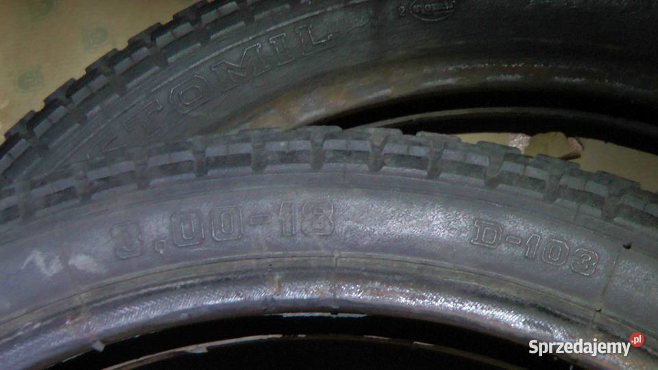 oryginalne obręcze i opony WSK używane