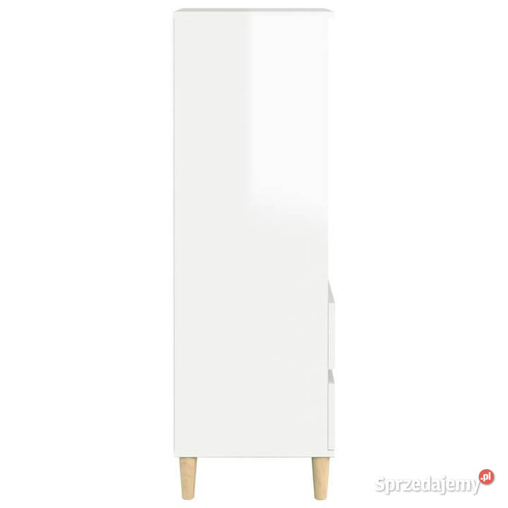 Wysoka szafka biała z połyskiem 40x36x110 Warszawa
