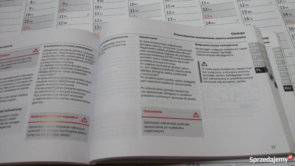 Instrukcja eksploatacji Meiller Kipper wywrotka Szamotuły