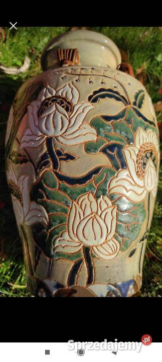 Antyk międzynarodowy Wazon ceramiczny 1945 Pabianice sprzedam