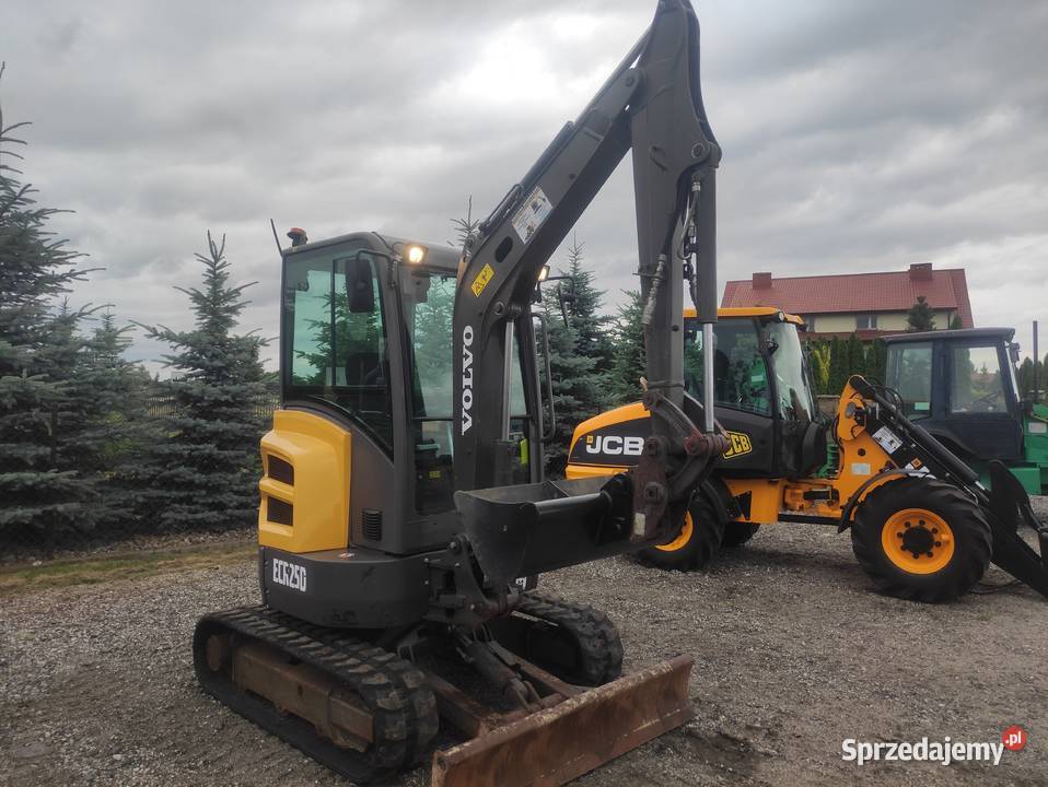 Minikoparka Volvo Ecr 25 D 2019r 1900 mtg waga Ryżki