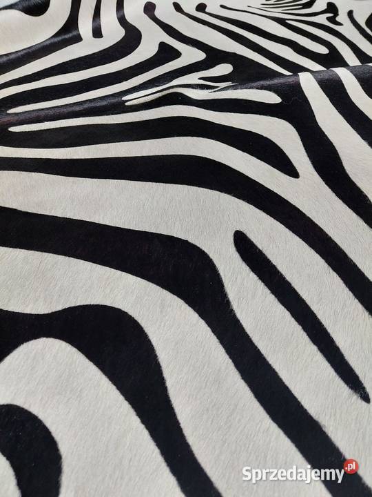 Skóra z Zebry Skóra Naturalna Zebra Skóra Szaflary sprzedam