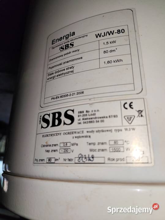 Elektromet Delfin elektryczny podgrzewacz łódzkie Pabianice sprzedam