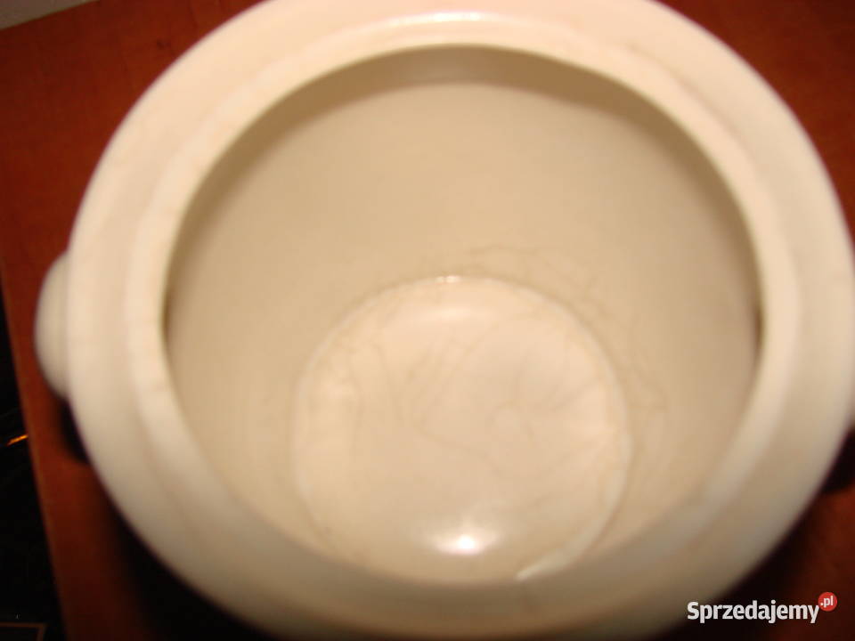 pojemnik kuchenny PRL wzór kaszubski