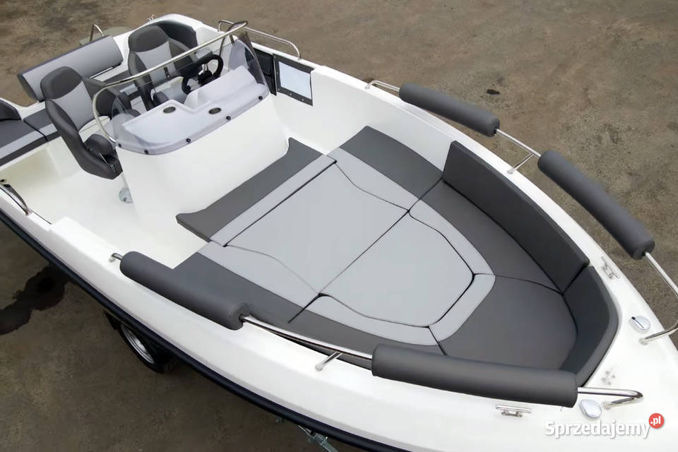 ŁÓDZ MOTOROWA SUNDECK 630 Z PRZYCZEPĄ DMC1500 Łodzie i motorówki Wrocław