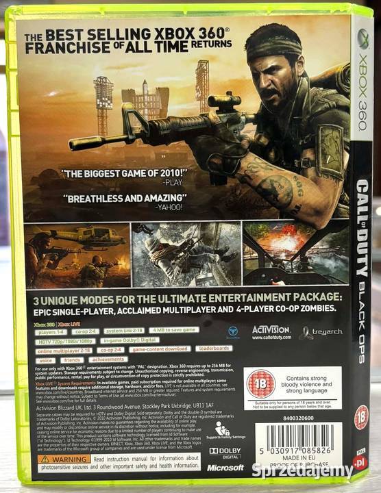 xbox 360 call of duty black ops Elbląg