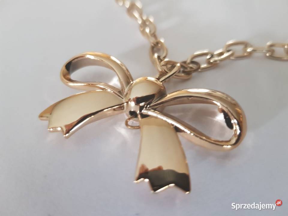 wisiorek złocony łańcuszek ozdoba biżuteria Ozdoby Galanteria i dodatki Kielce
