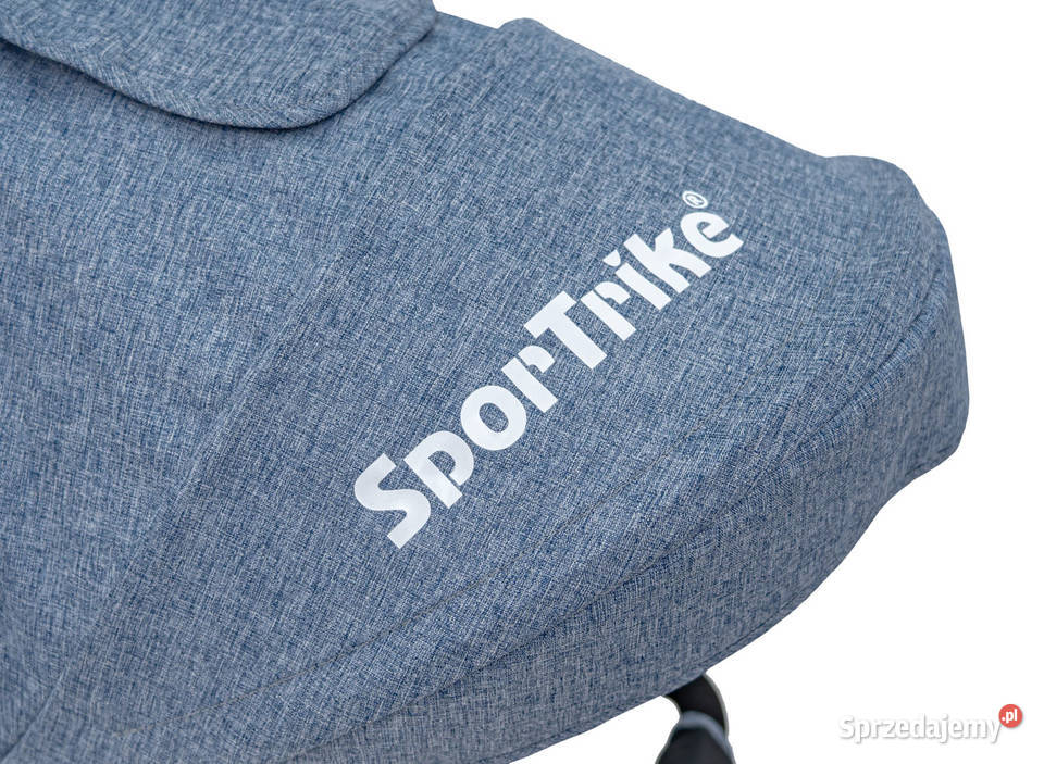 Rowerek Trzykołowy RIDER niebieski koła EVA z Warszawa