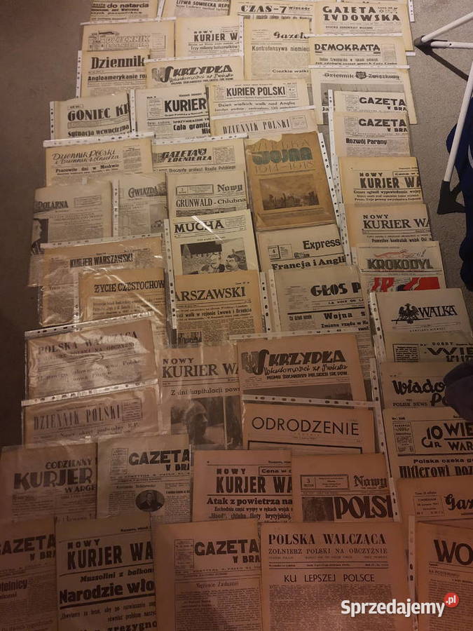 Gazety PRL 1939r orginalne mazowieckie