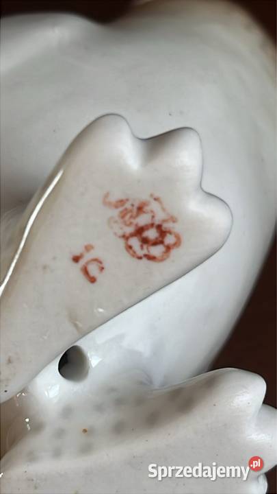 Figurka porcelanowa Jemiołuszka Sygn Łomonosow Gdańsk
