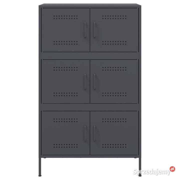 Szafka antracytowa 68x39x113 stal WM842960 Warszawa