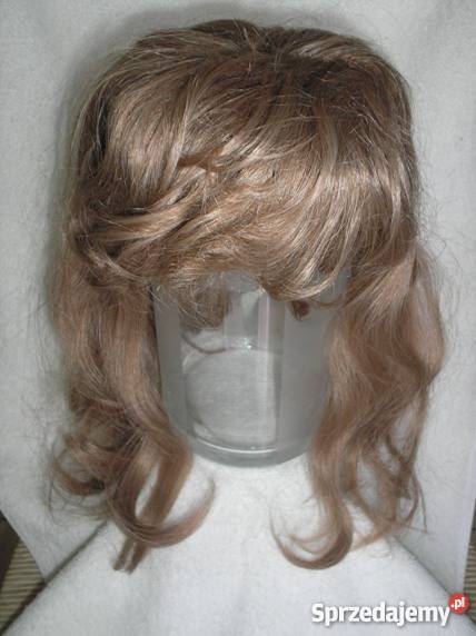 Półdługa peruka w kolorze jasny beżowy blond Pozostałe Kraków