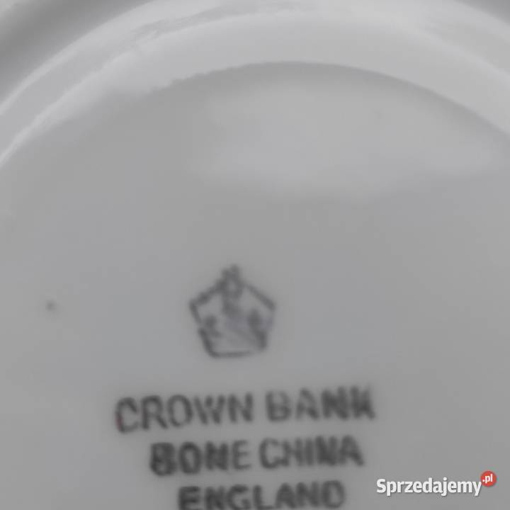 CROWN BANKBONE CHINAENGLANDTrio kolekcjonerskie Pabianice