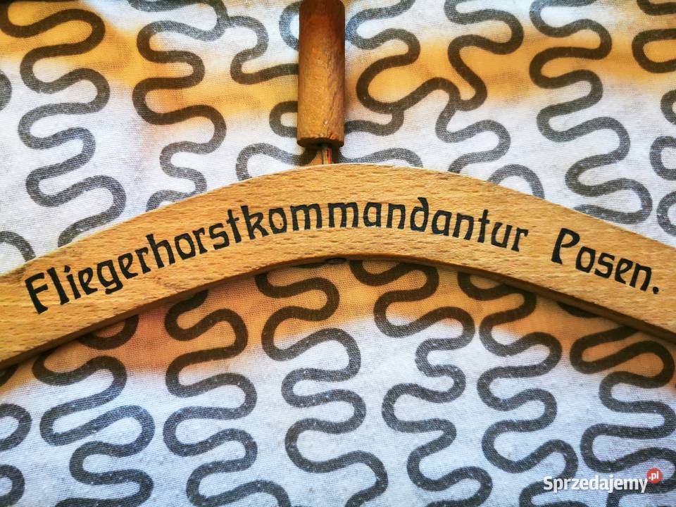 Wieszaki Fliegerhorst Kommandantur Posen OKAZJA Antyki, Sztuka, Kolekcje Poznań