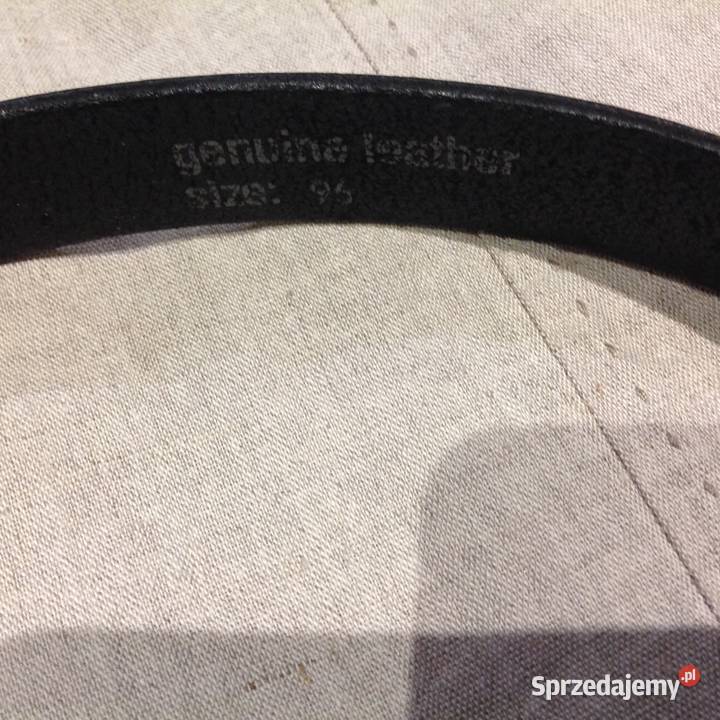 Pasek Czarny Skórzany XXS XS skóra naturalna 2.8cm Paski Nowa Sól