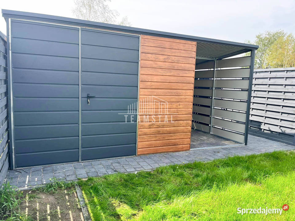 Schowek domek ogrodowy 3x3m wiata 15m Brama Rawa Mazowiecka