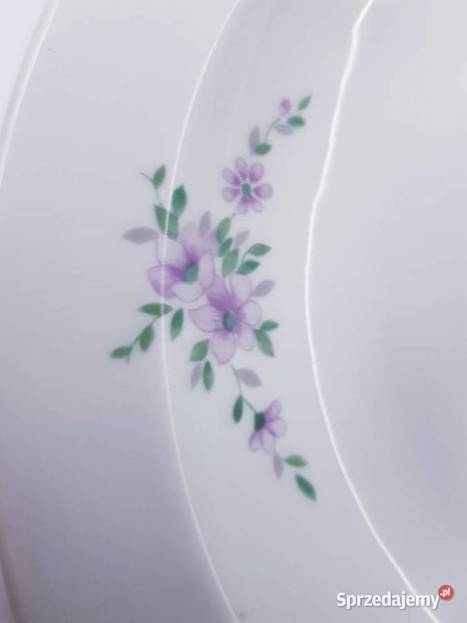 Zestaw polskiej porcelany obiadowej Wawel śląskie