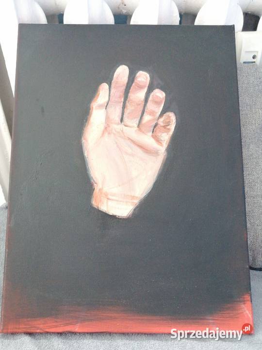 Wyjątkowy Obraz ręcznie malowany Antyki, Sztuka, Kolekcje Suwałki